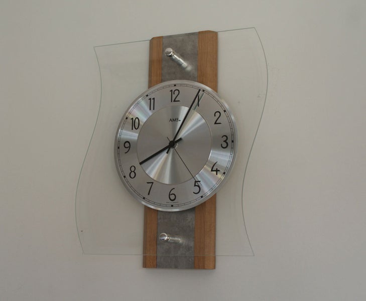 AMS Wanduhr 5537 | Funkwanduhren | Geräuschlose Uhren
