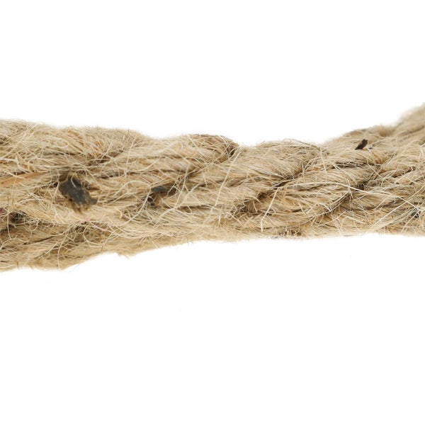 Nahaufnahme eines Hanfseils