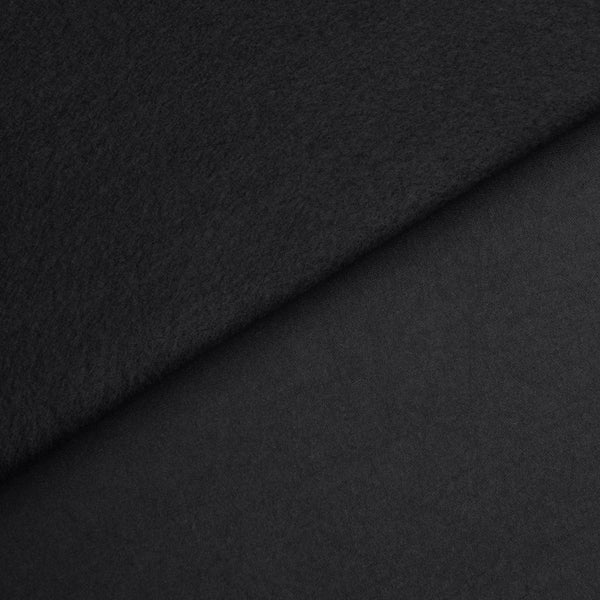 Beautissu Amelie TO Vorhang mit Öse 140x245cm Schwarz (2tlg)