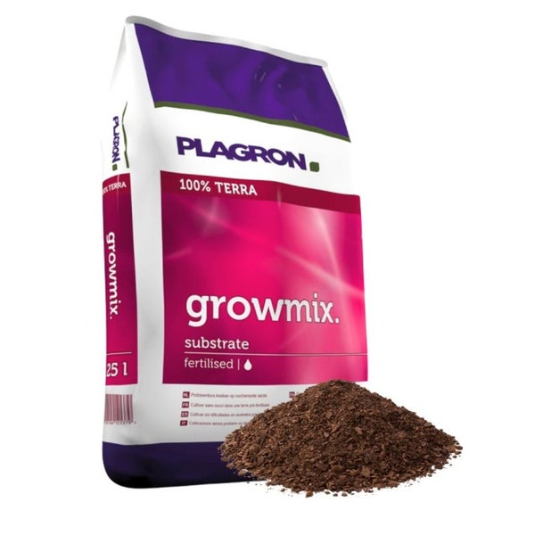 Plagron Growmix 50L – Vorgedüngte Premium-Erde mit Perlite für schnelles Pflanzenwachstum • lockere Struktur & optimale Belüftung • ideal für kräftige Wurzeln & gesunden Start
