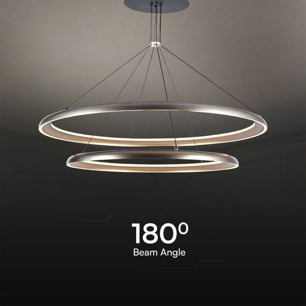 V-TAC VT-7982 - Designer-Deckenleuchten - Designer-Hängelampen - IP20 - Champagner Grau - 65
