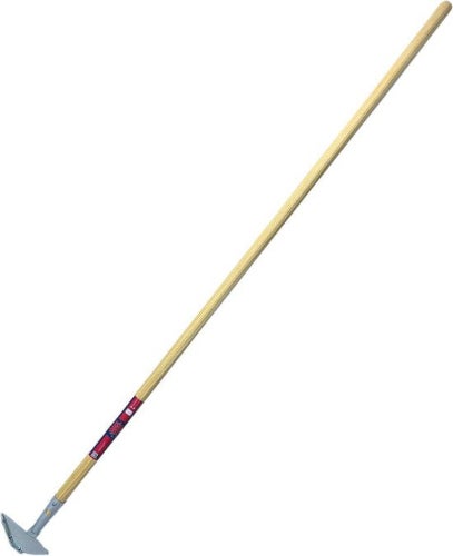 Unkrautkratzer mit Holzstiel für die Gartenarbeit