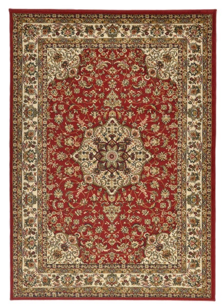 Gewebter Teppich im Orient-Design Hamadan Rot 50x80 cm