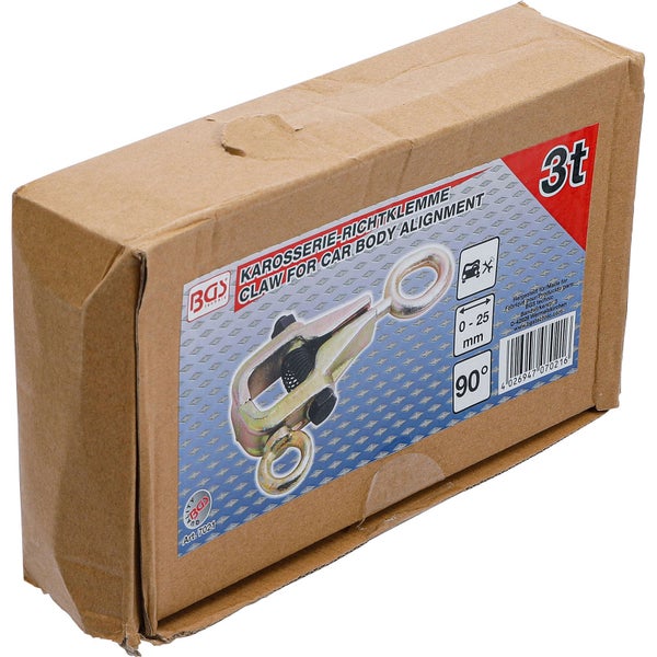 BGS Karosserie Richtklemme in einer Verpackung