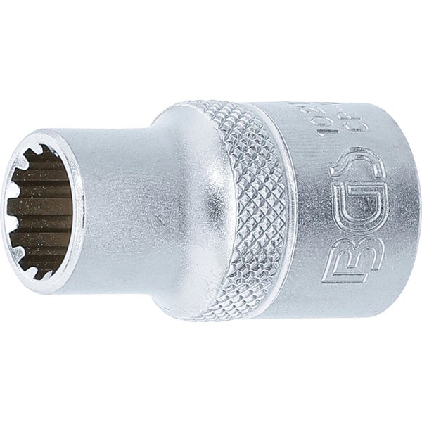 BGS Steckschlüssel-Einsatz Gear Lock Antrieb Innenvierkant 12,5 mm (1/2) SW 11 mm - 10211