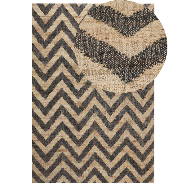 Teppich DEDEPINARI Beige 160 x 230 cm Jute