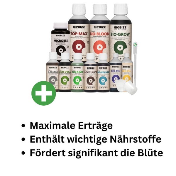 BioBizz All-Star XXXL Dünger Set 11-teilig – Organisches Komplett-Set für Top-Erträge