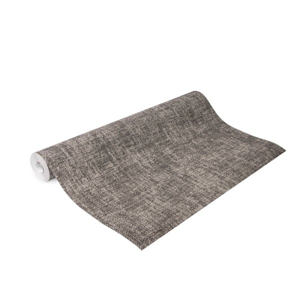 Superfresco Easy | Vliestapete - Stoff Zara - Dunkelgrau