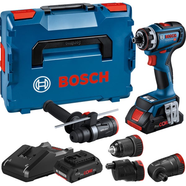 Bosch Professional Akku-Bohrschrauber GSR 18V-90 FC im Koffer mit Zubehör