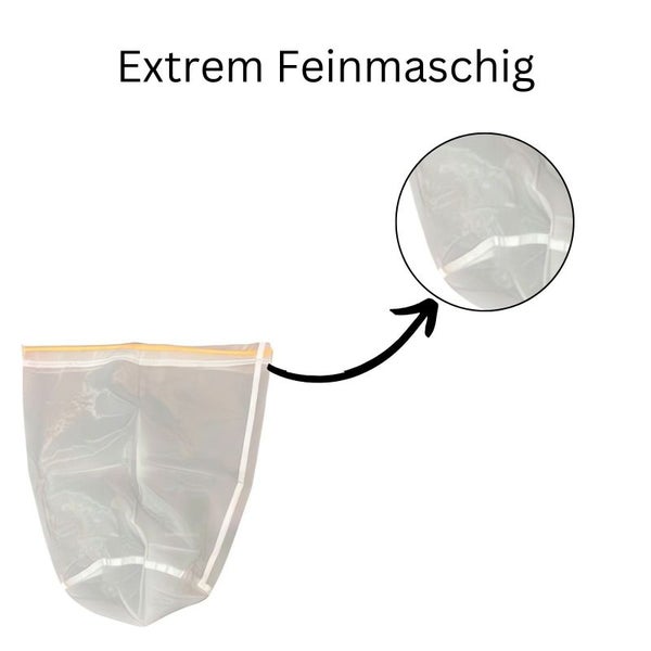 Medizinisches Extraktions-Netz 20 Liter, 45 Mikrometer – Lebensmittelechtes Nylon, Hitzebeständig bis 225°C, Langlebig & Präzise Filterung für Effiziente Extraktionen
