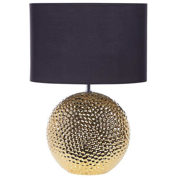 Tischlampe NASVA Keramik Gold