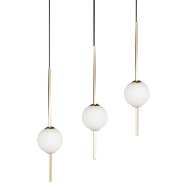 LED Hängeleuchte SHANNON Metall Gold