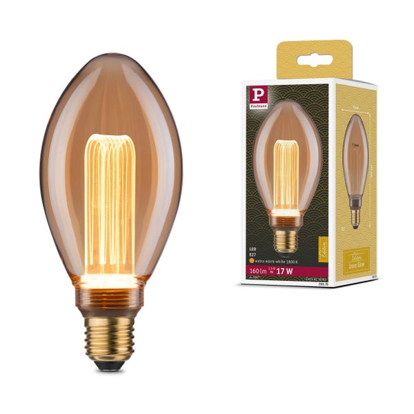Drei Paulmann G9 Halogenlampen mit 25 Watt, warmweißem Licht und 225 Lumen, inklusive drei Verkaufsverpackungen.