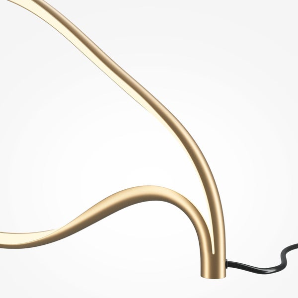 Geschwungene LED Tischleuchte