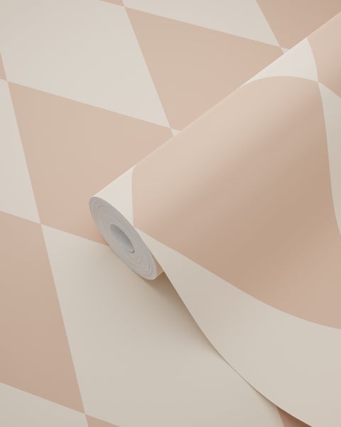 Tapetenrolle mit geometrischem Muster für die Wandgestaltung