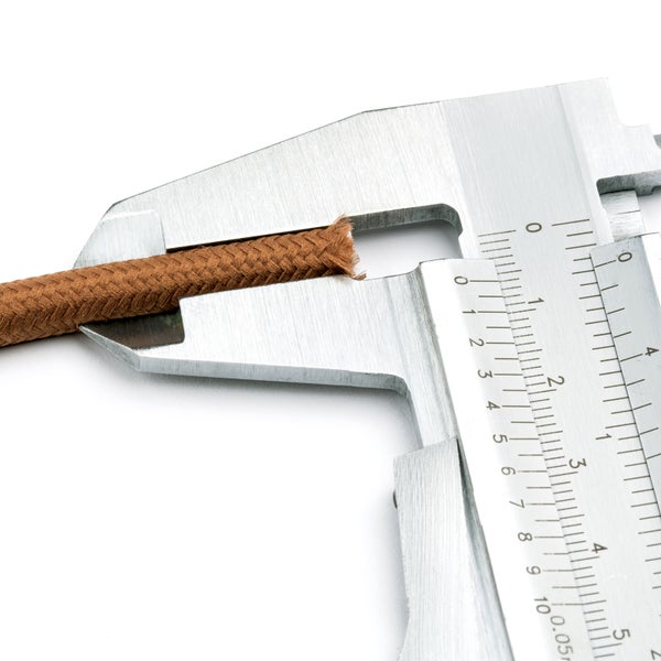 Textilkabel Braun, 3-adrig, (3x 0,75 mm²) - Stoffkabel mit Erdleiter, Meterware