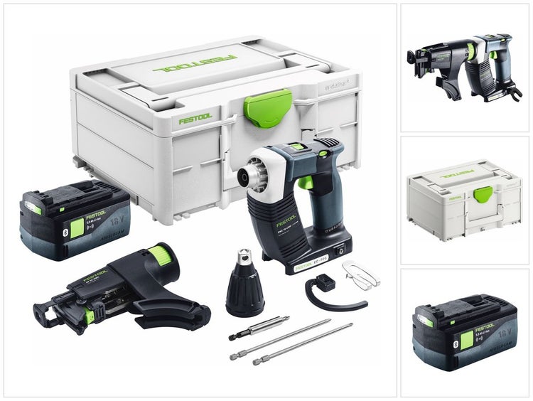 Festool DURADRIVE DWC 18-4500 Basic Akku Bauschrauber 18 V 14 Nm Brushless + 1x Akku 5,0 Ah + Systainer - ohne Ladegerät