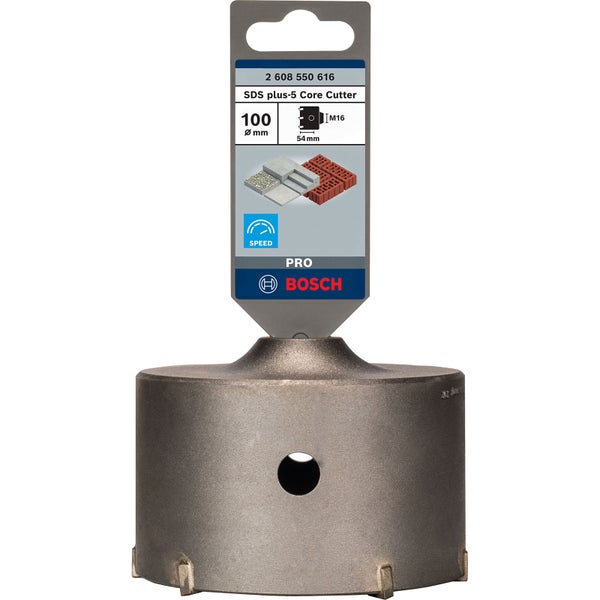 Bosch SDS plus-5 Bohrkrone mit 100 Millimeter Durchmesser