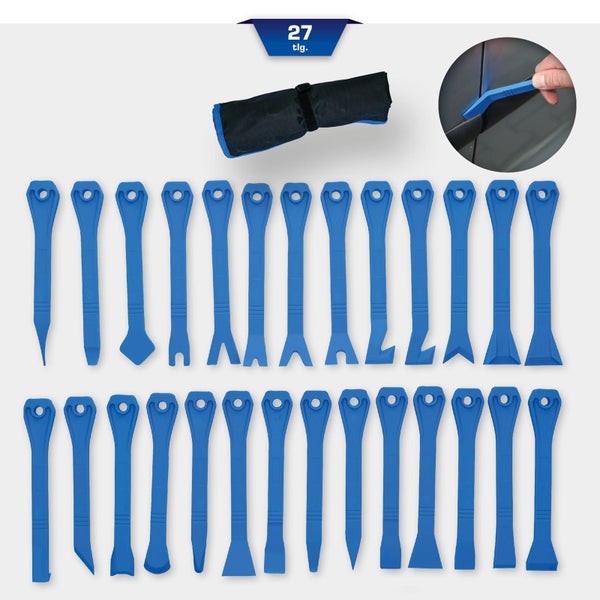 BRILLIANT TOOLS Zierleistenkeile-Satz 27tlg. - BT511055
