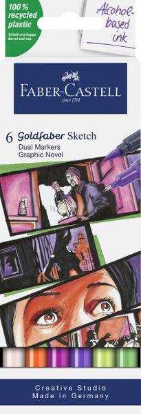 Faber-Castell Goldfaber Sketch Marker Graphic Novel 6er Set