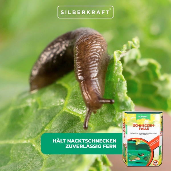 Clevere Schnecken-Falle – Wiederverwendbare Falle zur Schneckenbekämpfung – Ohne Giftstoffe – Für Gärten, Beete & Terrassen