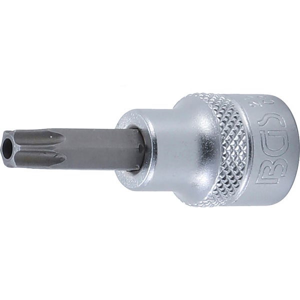 BGS Bit-Einsatz Antrieb Innenvierkant 10 mm (3/8) T-Profil (für Torx) mit Bohrung T40 - 2575