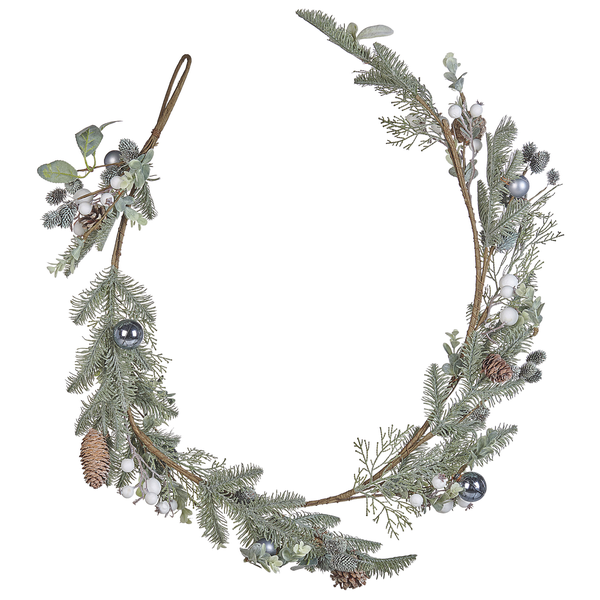 Weihnachtsgirlande HUELVA 150 cm Grün