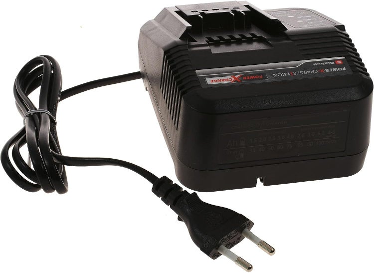 Einhell Power X Change Akku Ladegerät für Lithium Ionen Akkus mit Netzkabel und Stecker