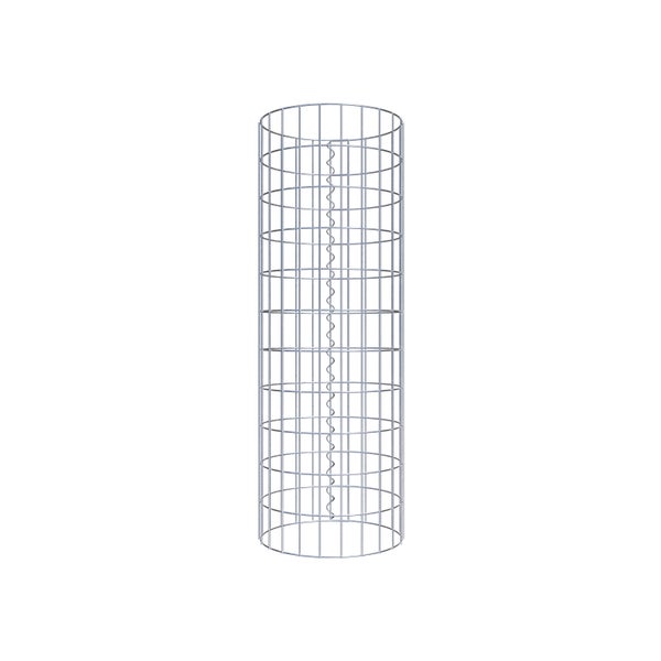 Gabionensäule Durchmesser 37 cm, MW 5 x 10 cm rund - Höhe: 1,10 m