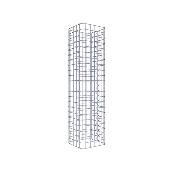 Gabionensäule 27 x 27 cm MW 5 x 5 cm eckig - Höhe: 1,10 m