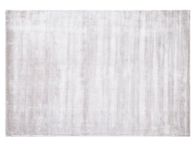 Teppich GESI II Hellgrau 140 x 200 cm Viskose