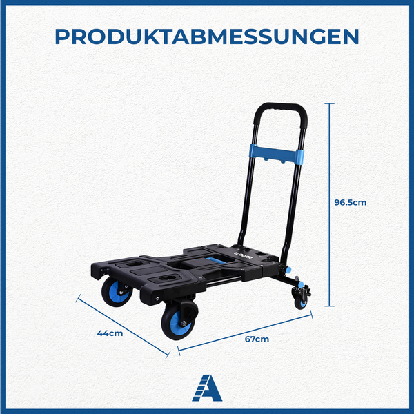 ALDORR 2-in-1 faltbarer Trolley und Transporttrolley