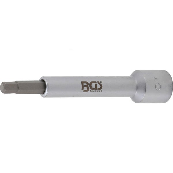 BGS Bit-Einsatz Antrieb Innenvierkant 12,5 mm (1/2) Innensechskant 7 mm - 2087-H7