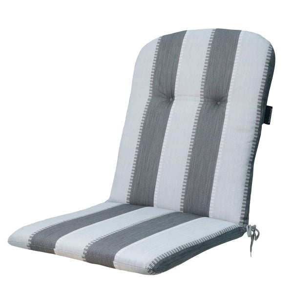 Stuhlauflage Stapelstuhl grau - Ca. 96x45 cm - 4er-Set