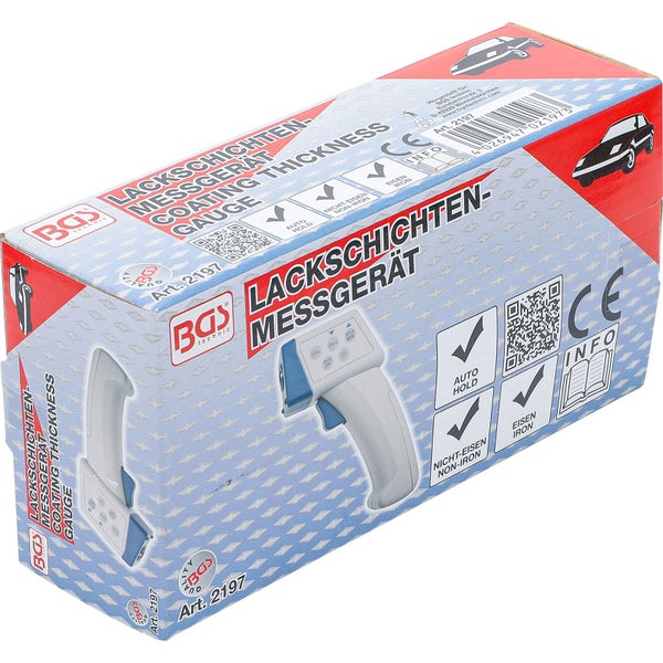 BGS Lackschichten-Messgerät für Eisen und Nicht-Eisen-Metalle - 2197