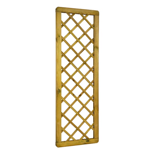 Holz Rankgitter mit quadratischen Maschen