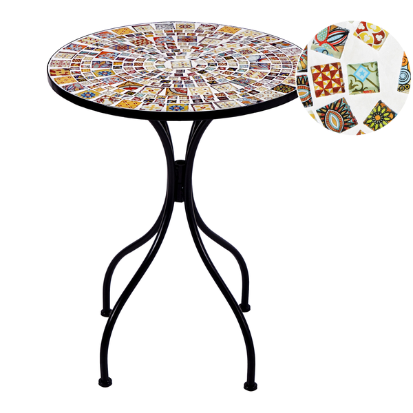 Outdoor Bistrotisch CASARIO 60 cm 60 cm Schwarz