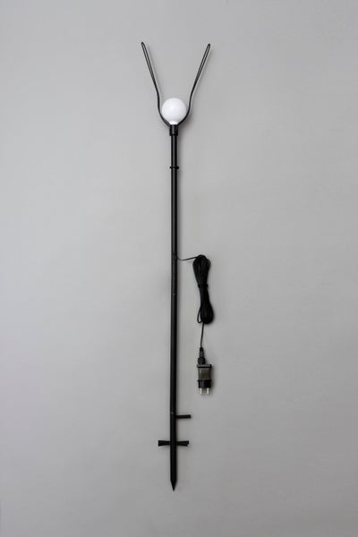 Sterntaler Dekostern | Weihnachtsstern Kunststoff | 18-Zacker | Faltstern mit Ständer | 100cm | Außen | LED | Netzstecker