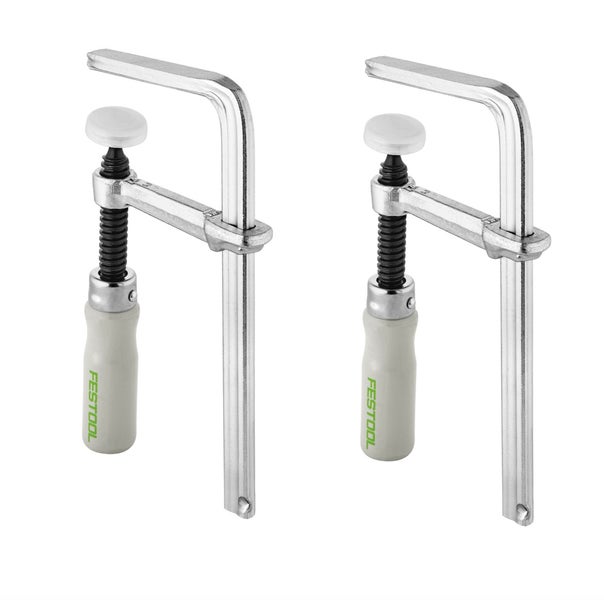 Zwei Festool Schraubzwingen