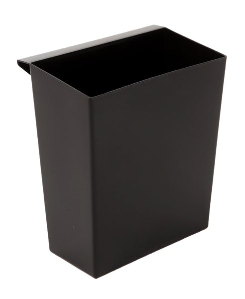 PROREGAL Einsatzbehälter Für Viereckigen Kegelförmigen Papierkorb HxBxT 26,5 x 15 x 24 cm Kunststoff Schwarz