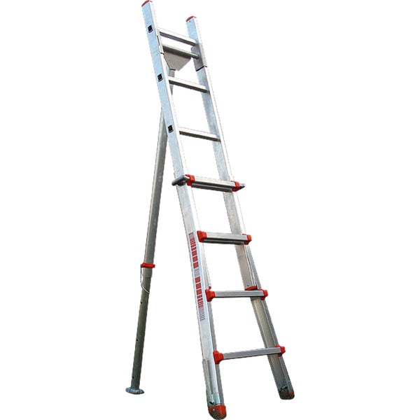 Aluminium Bockleiter mit Trittstufen