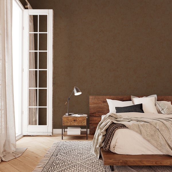 Tapete Silber Braun Struktur Modern für Wohnzimmer Schlafzimmer Küche MADE IN GERMANY 10,05 x 0,53m