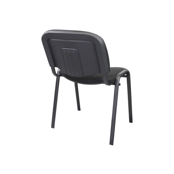 PROREGAL SuperSparSet 4x Stapelstuhl Blackbird HxBxT 78 x 54 x 60 cm Stapelbar Schwarz
