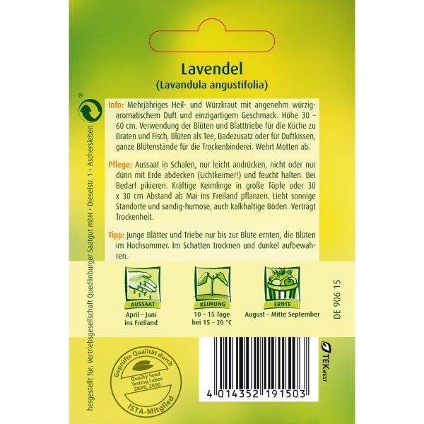 Lavendel Samen von Quedlinburger SAATGUT