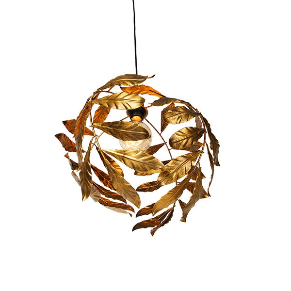 Hängelampe mit Blatt-Design