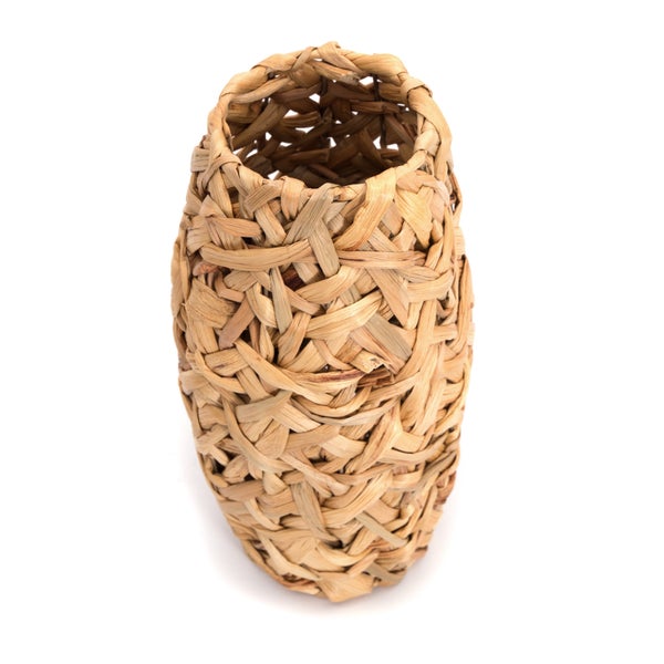 Vase  Calida 40 cm, Wasserhyazinthe naturfarben