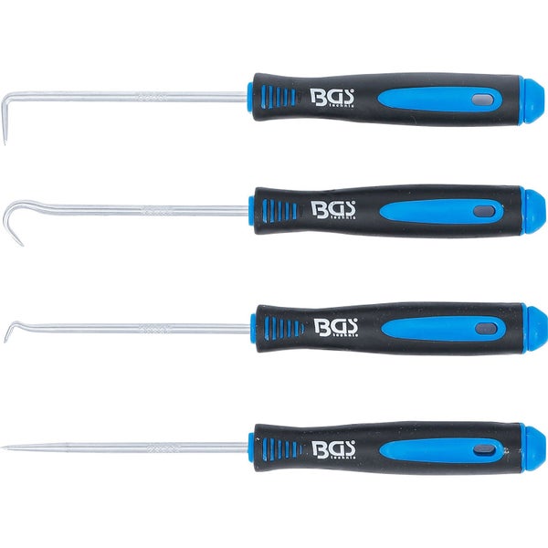 BGS technic Montierhebel-Satz mit unterschiedlichen Hakenformen