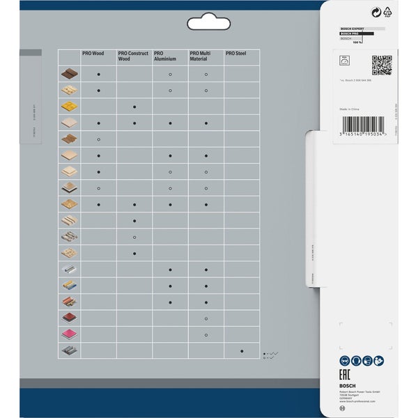 Bosch PRO Wood Kreissägeblatt 250 x 3,2 x 30 mm - 2608640729