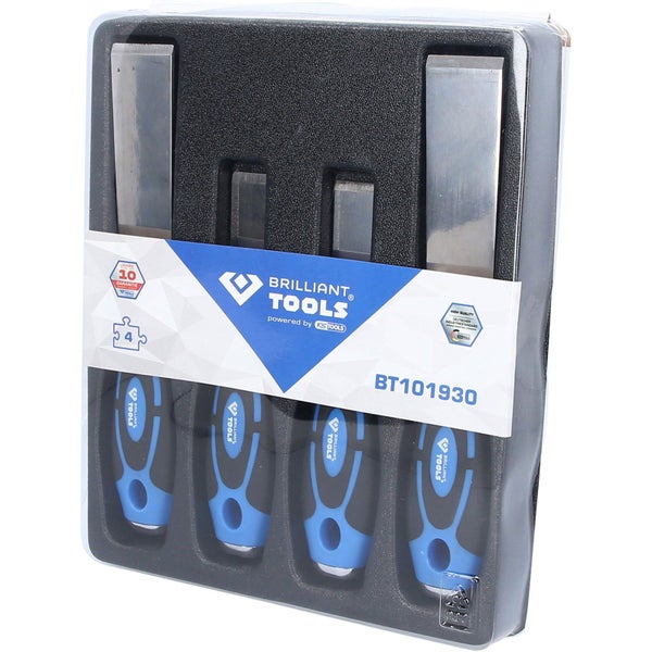 Brilliant Tools Universal Schaber Satz, 4-teilig, Verpackung