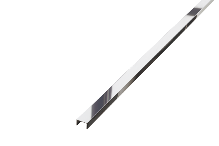 Edelstahl Fliesenschiene für den Wandabschluss